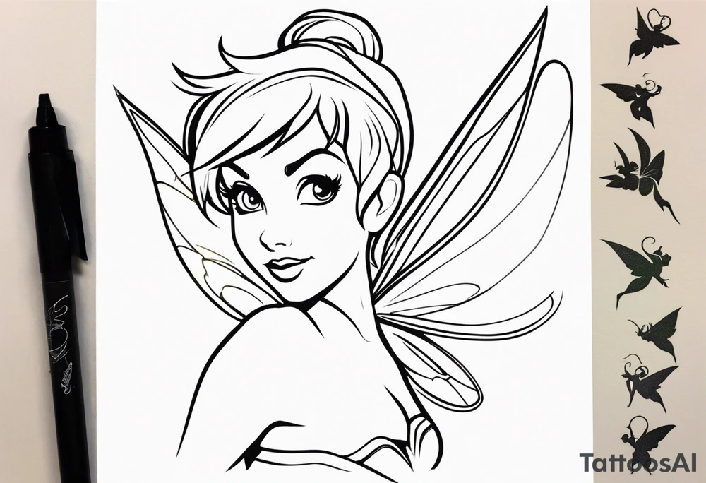 Tinker Bell tattoo idea