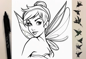 Tinker Bell tattoo idea