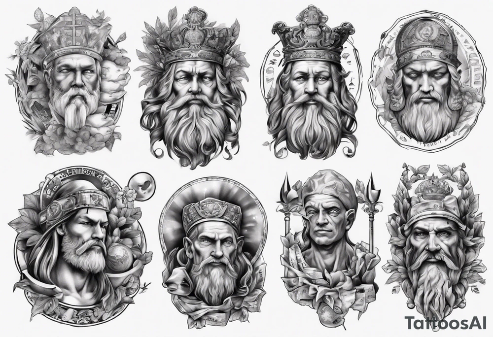 swedish god with money tattoo idea