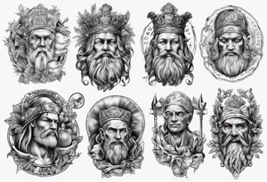 swedish god with money tattoo idea