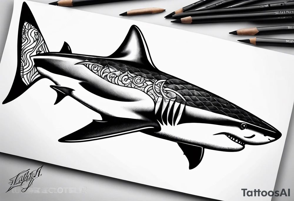 Shark tattoo idea