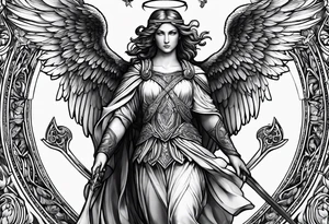 archangel Raphael tattoo idea