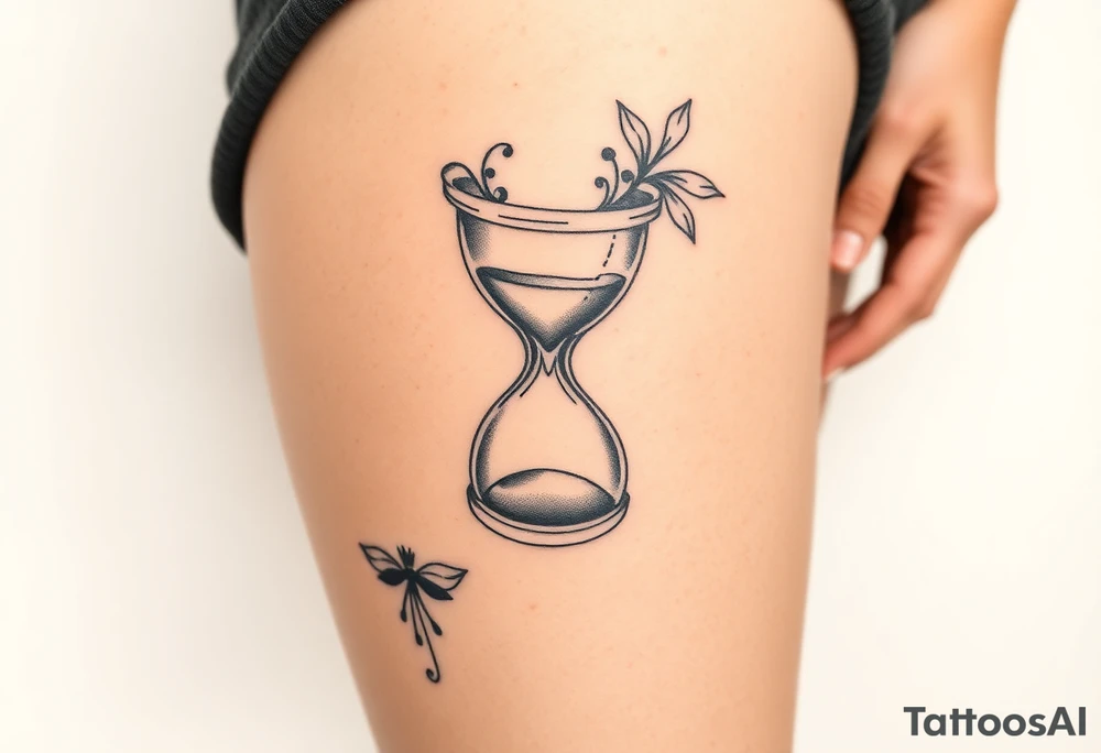 hourglass tattoo idea