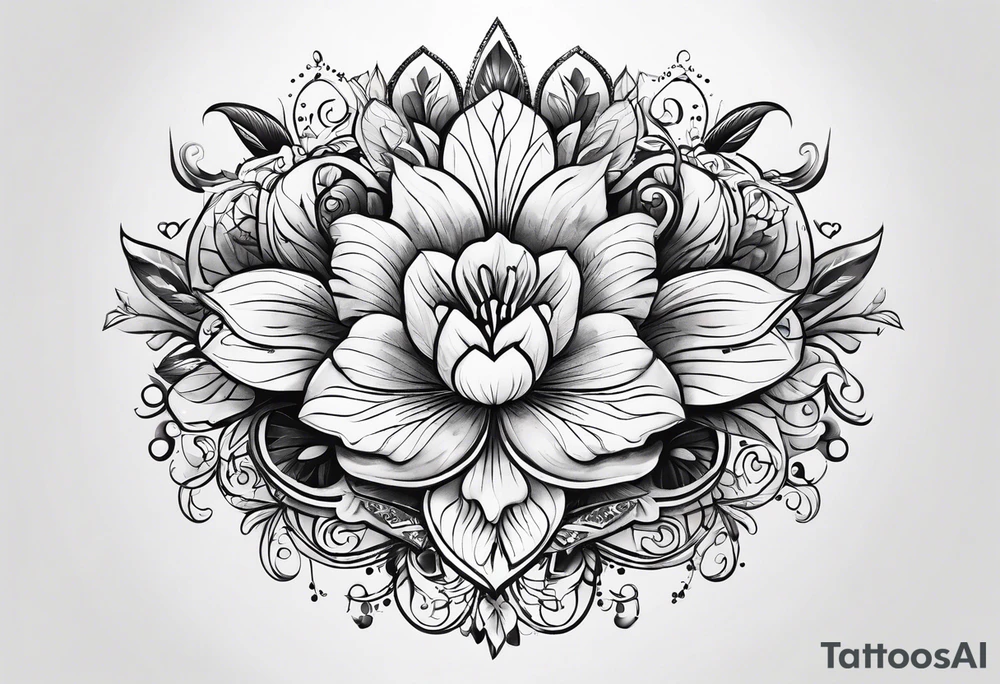 life is about love tattoo idea