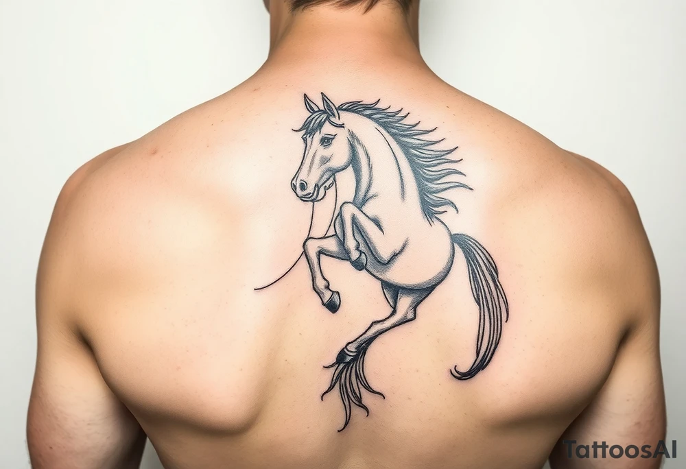 Lost Horse kite rip mum tattoo idea