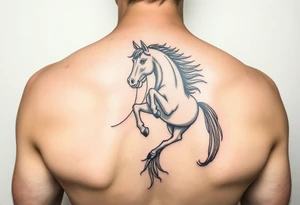 Lost Horse kite rip mum tattoo idea