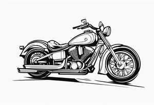 Motorcycle, wings, military tattoo idea