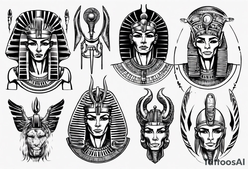 Egyptian god, Set tattoo idea