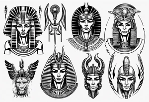 Egyptian god, Set tattoo idea