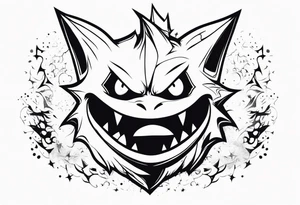 Gengar as Ichigo Kurosaki Vasto Lorde 
Hollow form tattoo idea