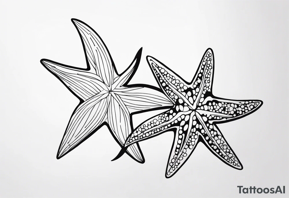 Two Starfish tattoo idea