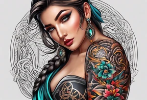 dara knot shoulder tattoo tattoo idea