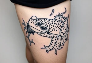 Toad sage japanese traditional tattoo idea