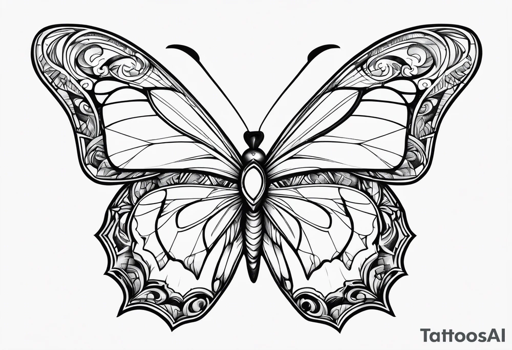 psalm 139:14 and butterfly tattoo idea