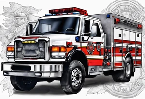 paramedic, firefighter tattoo idea