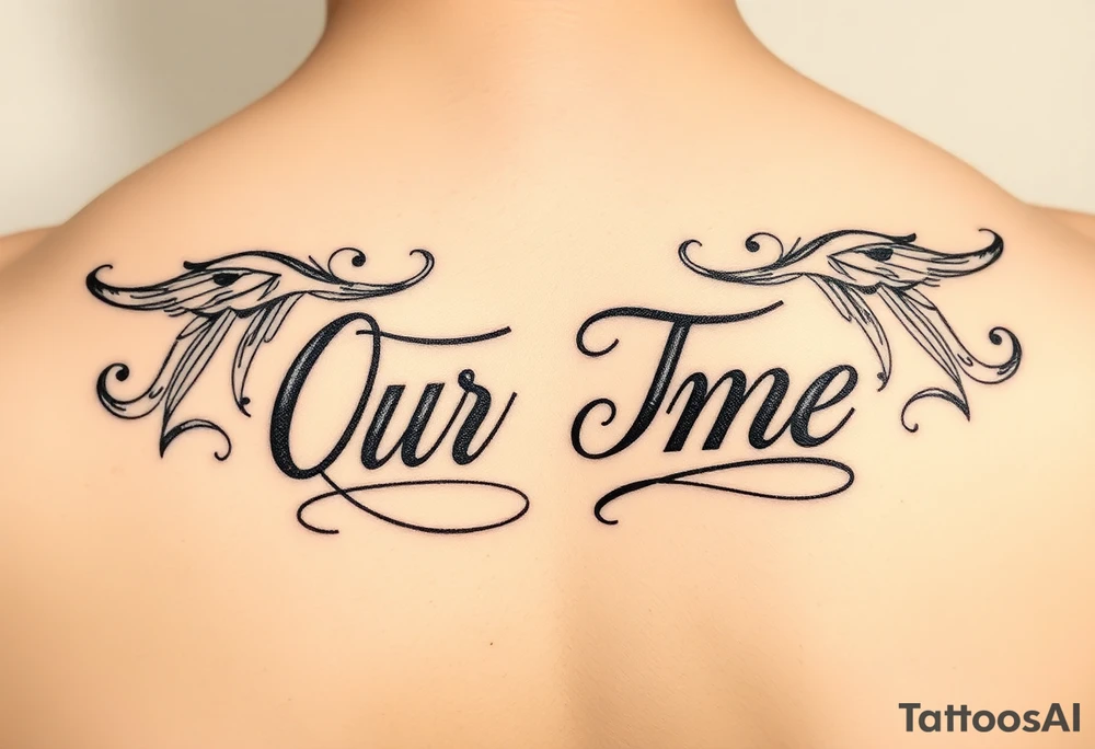 Couple tattoo idea with our names tattoo idea