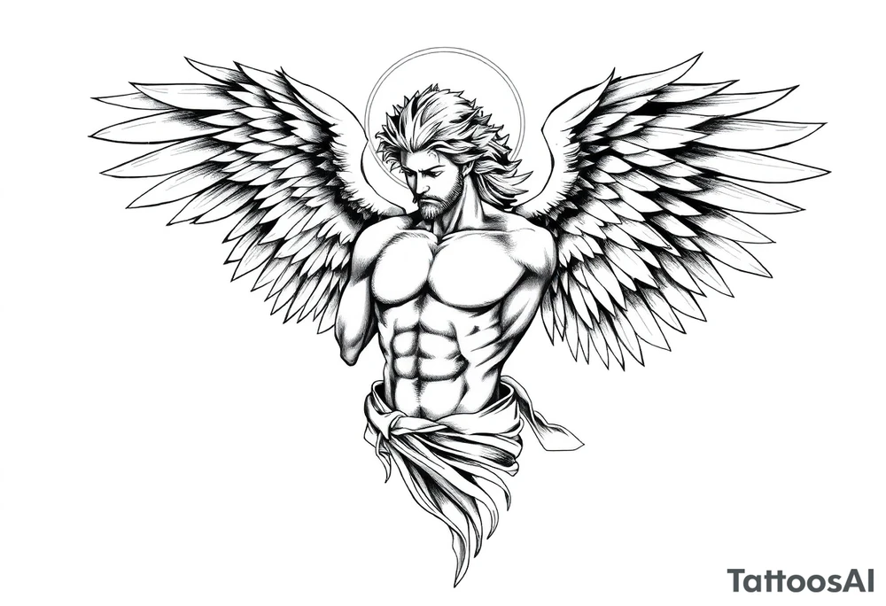 Michael the archangel tattoo idea