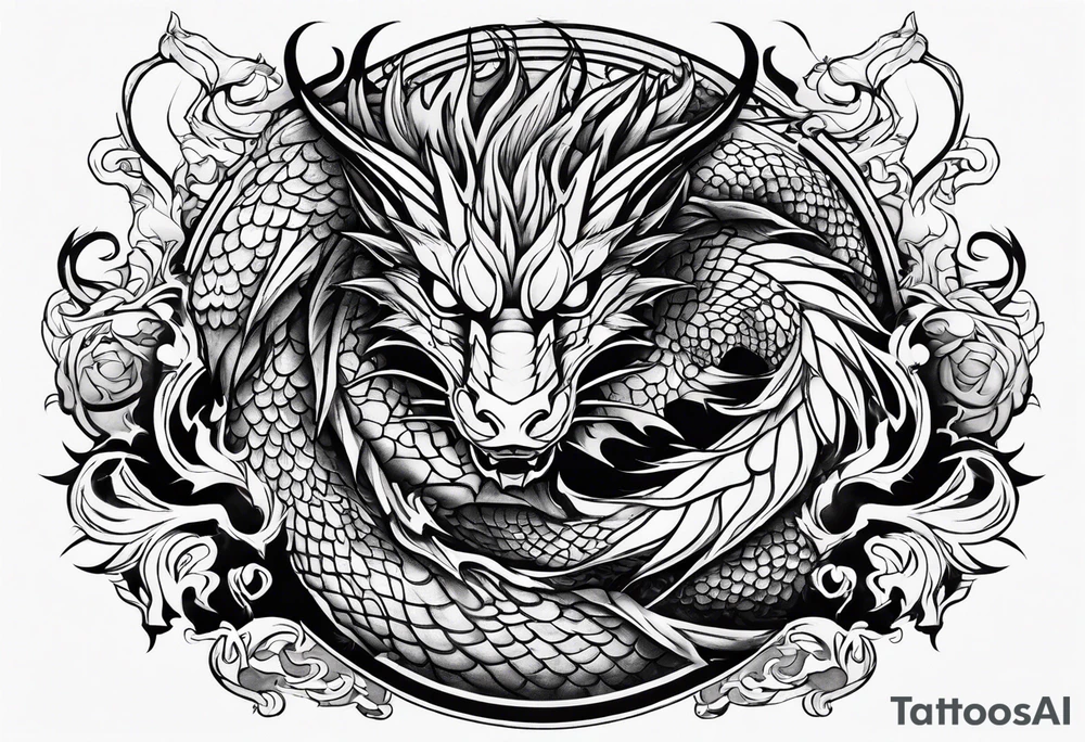 dragons tattoo idea
