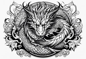 dragons tattoo idea