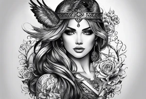 The tatoo should show i have dedication, respect and inner strength, and I try to become better everyday tattoo idea