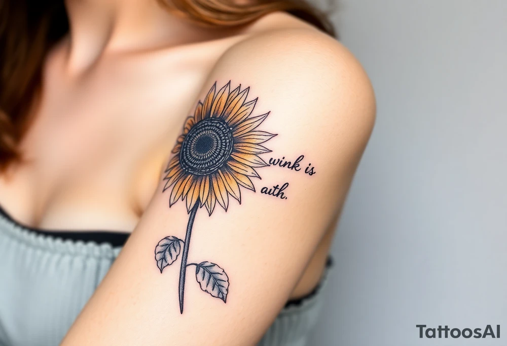 Quotes 
paintbrush
Sunflower tattoo idea