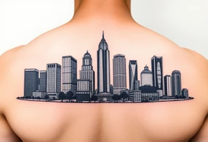 Atlanta skyline tattoo idea