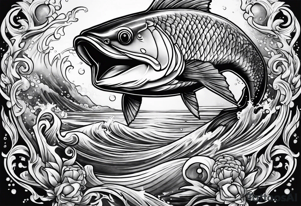 Aquatic tattoo idea