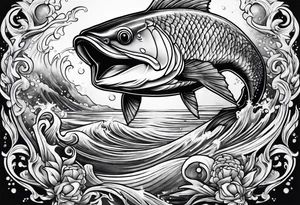 Aquatic tattoo idea