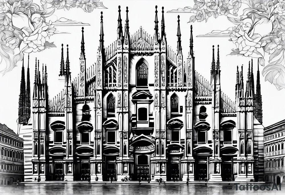 duomo of Milan tattoo idea