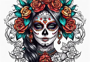 Day of the Dead tattoo idea