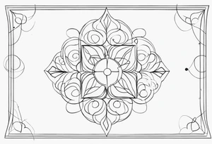 a simple design using only 4 dots tattoo idea