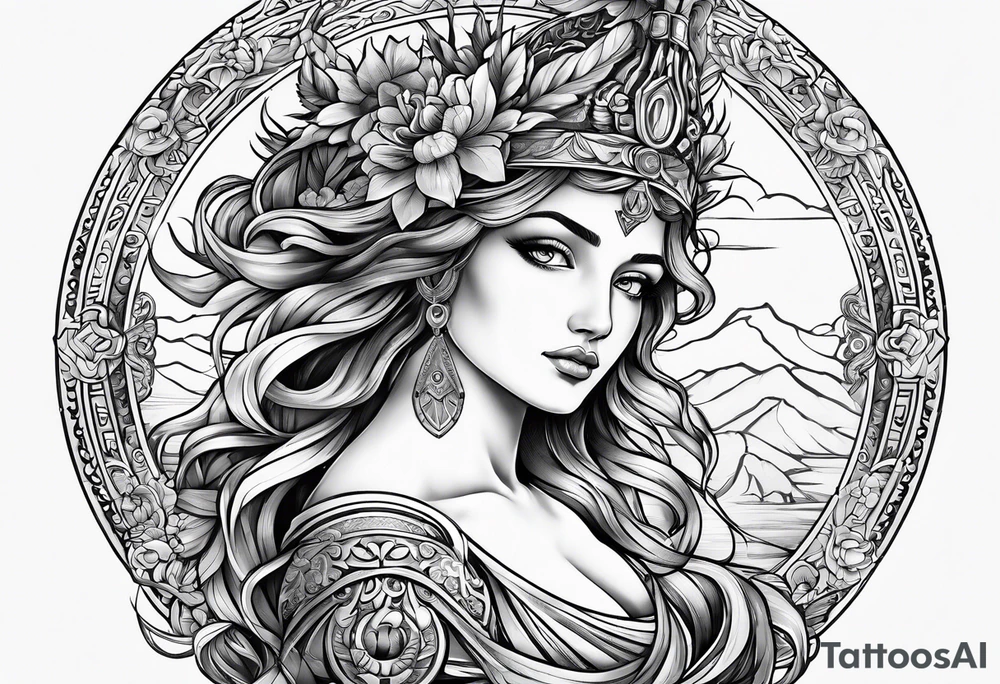Greek mythology tattoo idea
