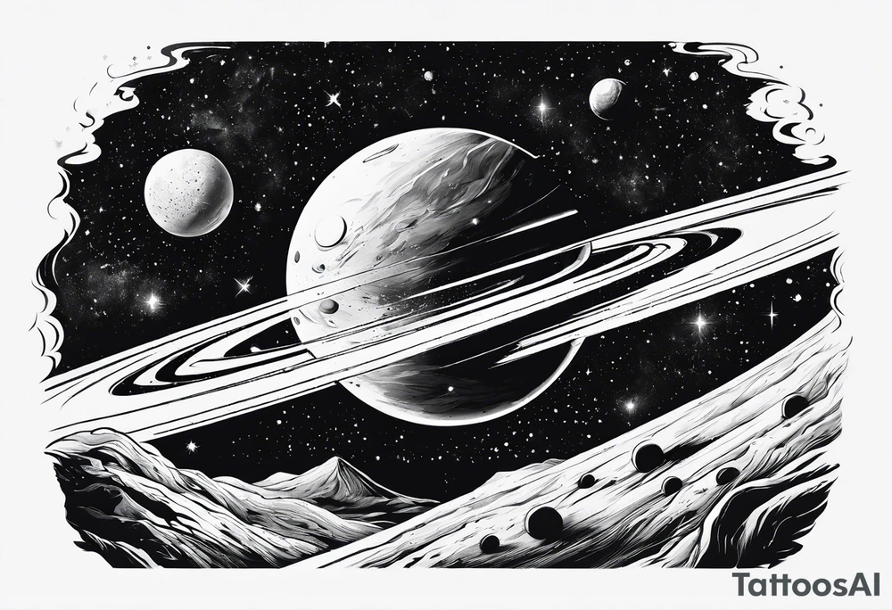 andromeda galaxy tattoo idea