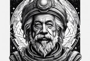 spartan, outer space, einstein tattoo idea