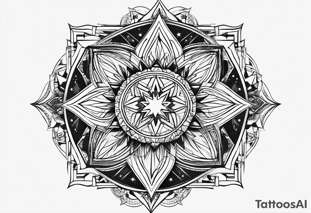 Star tattoo idea