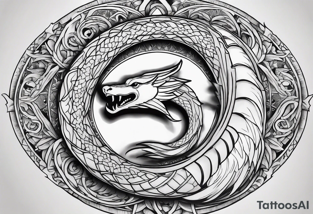 ouroboros tattoo idea