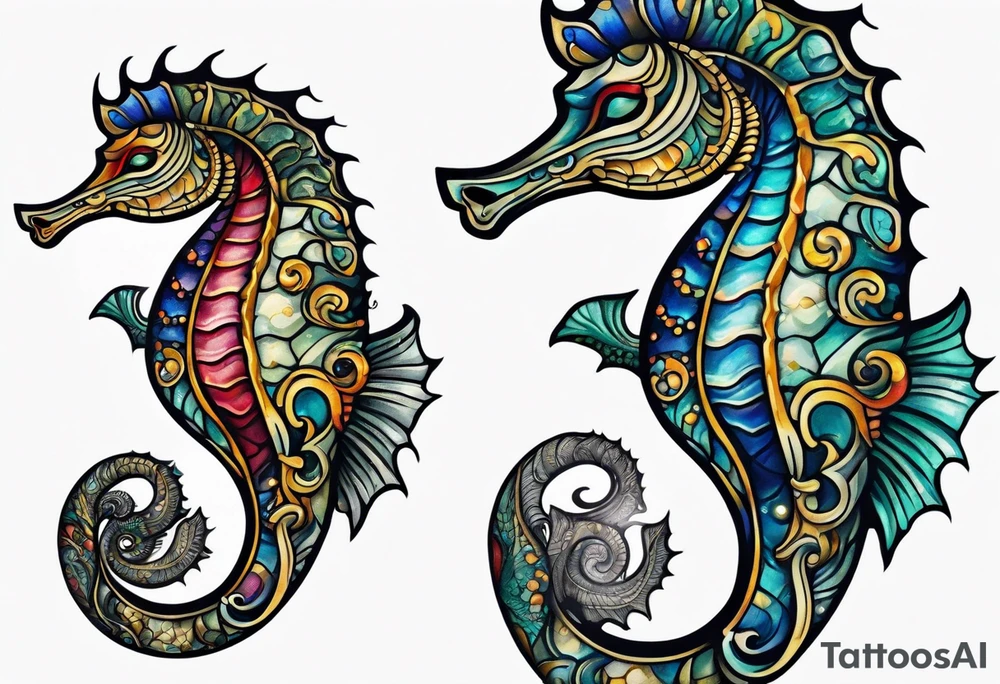 seahorse tattoo idea