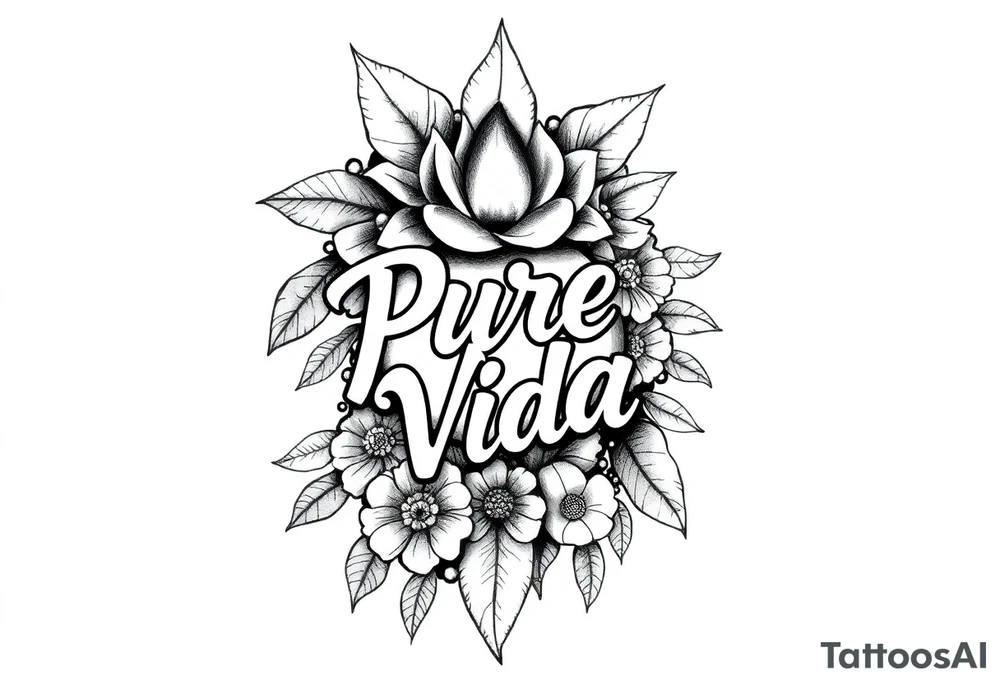 Pura Vida tattoo idea