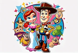 toy story tattoo idea