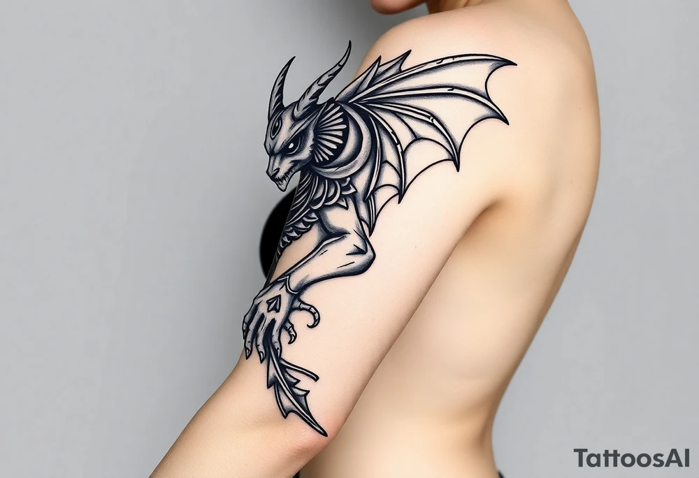 gargoyle tattoo idea