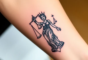 Lady Justice tattoo idea
