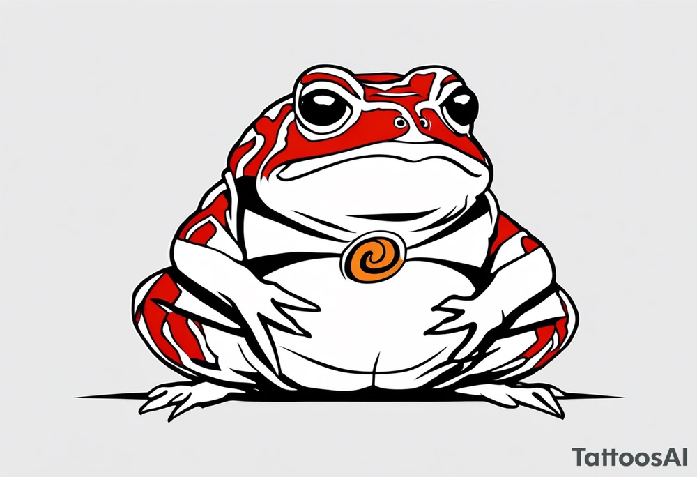 Jiraiya Naruto Gamakichi toad tattoo idea