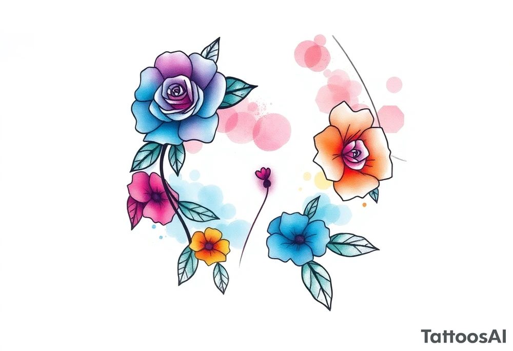hip tattoo on the hip tattoo idea