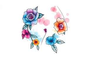 hip tattoo on the hip tattoo idea