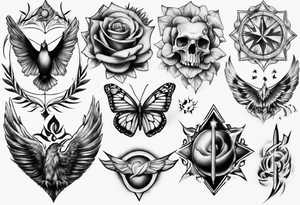 realistic underarm tattoo idea