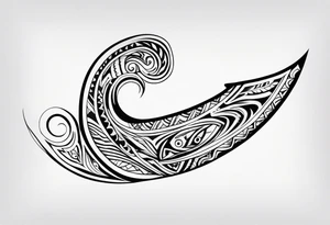 Polynesian maori hook tattoo tattoo idea