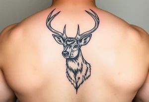 Sorcerer buck deer tattoo idea