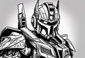 Optimus prime, master chief, butterfly, saxophone, power ranger tattoo idea