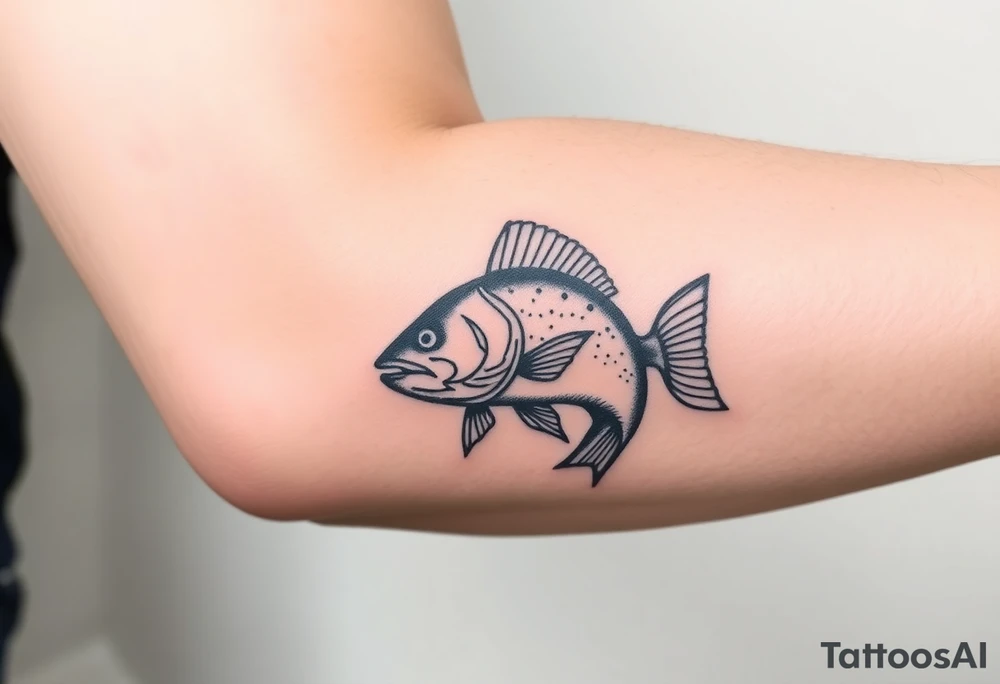 Fishing tattoo idea