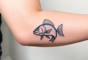 Fishing tattoo idea